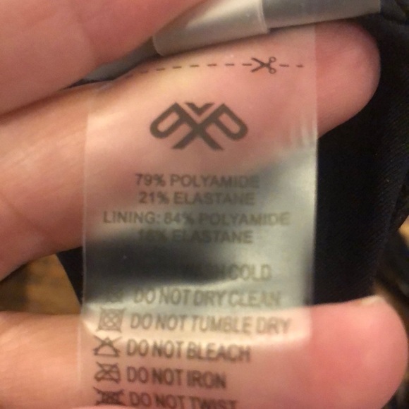 Pilyq PQ Fringe X-Back Bralette Bikini Top Black Small - Picture 6 of 6